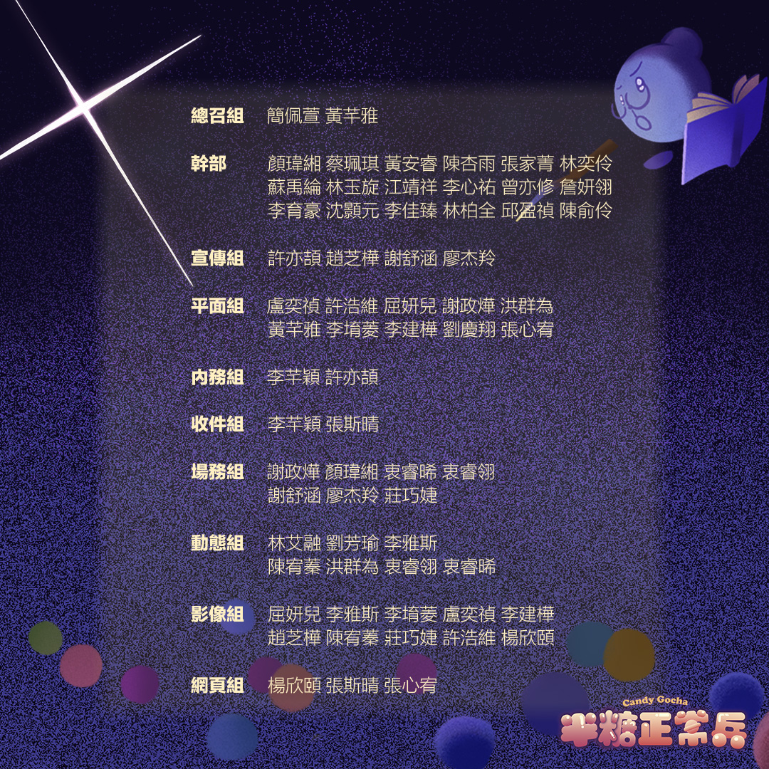 策展名單